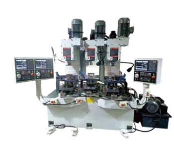 Three head six spindle CNC drilling machine